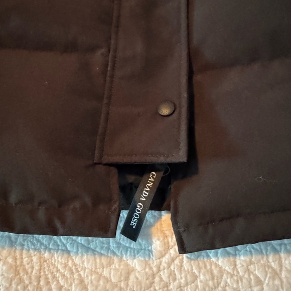 Canada Goose Black Shelburne Parka with Fur Hood Excellent Womens Large - Picture 7 of 16